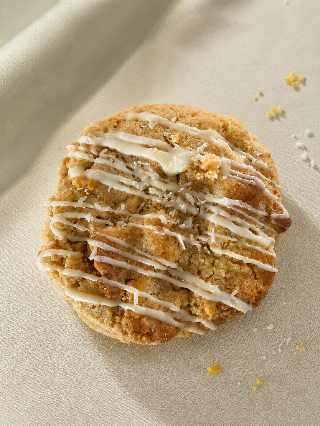 White Chocolate + Coconut Cookie