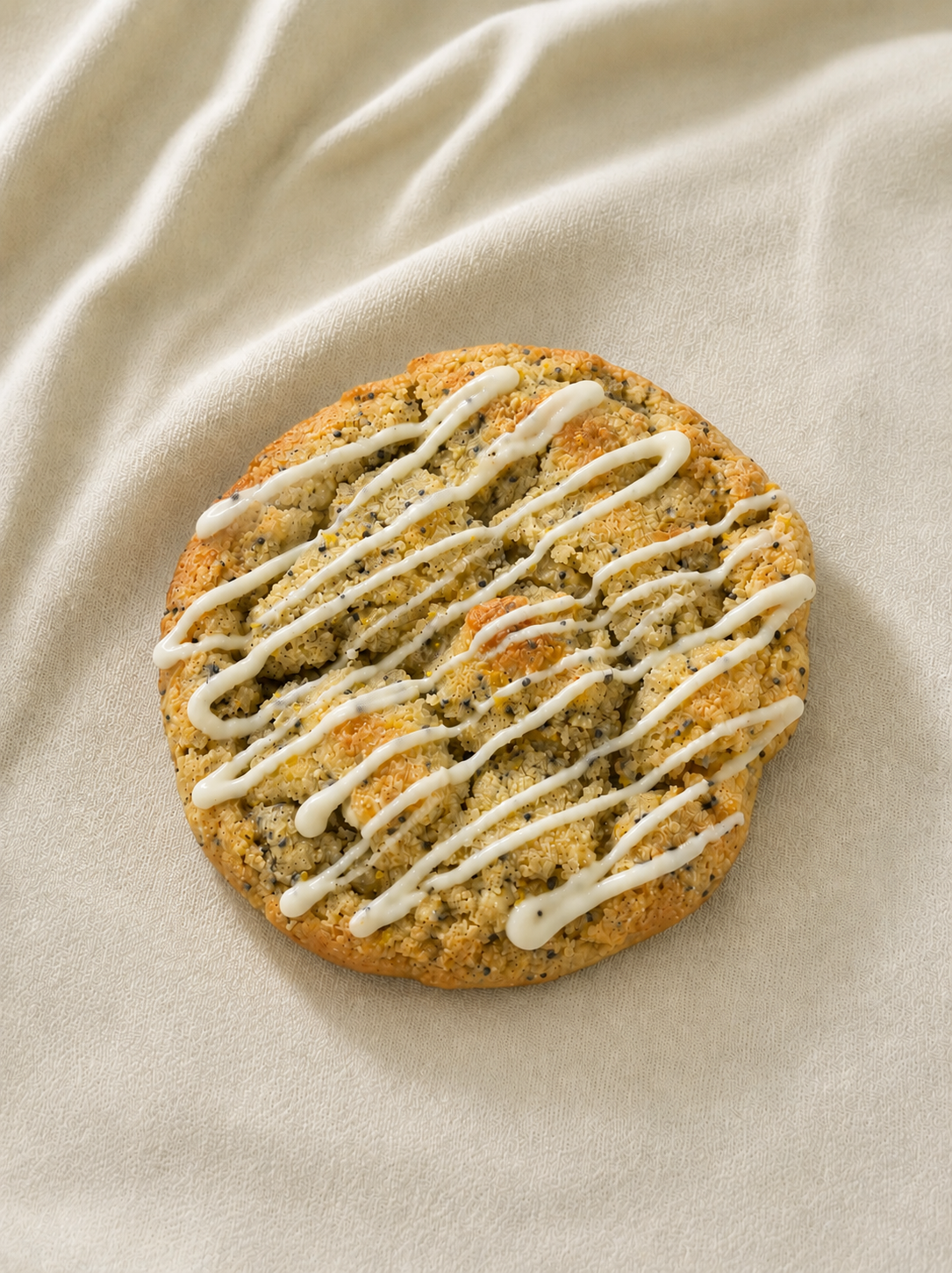 White Chocolate + Lemon Poppy Seed Cookie